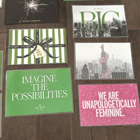 KATE SPADE Designer Collector Postcards, Bulletin Board Gallery Wall Decor - Picture 4 of 7